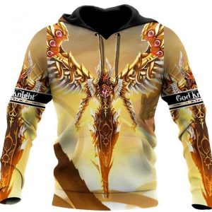 God Knight Templar 3D Hoodie