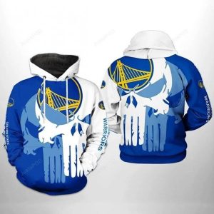 Golden State Warriors NBA US Flag Team 3D All Over Print Hoodie