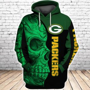 Green Bay Packers 3D Hoodie Go Pack Go Football Halloween