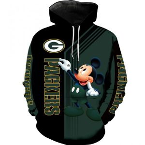 Green Bay Packers 3D Printed Zipper Hoodie