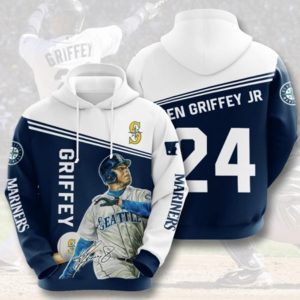 Griffey Jr 24 Hoodie 3D