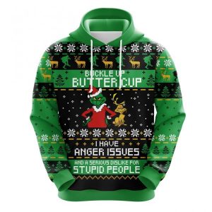 Grinch People Christmas Cute Noel Mc Ugly Hoodie 3D