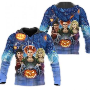Halloween Night Hocus Pocus Hoodie 3D