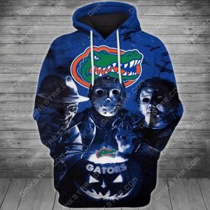 Halloween with Florida Gators Hoodie 3D