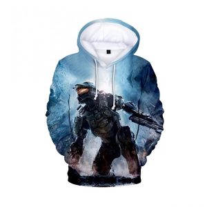 Halo Infinite Hoodie First-Person Shooter Game 3D