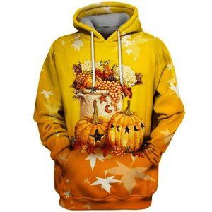 Happy Harvest Thanksgiving Hoodie 3d