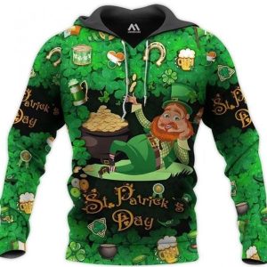 Happy Irish St Patrick S Day Unisex 3D Hoodie 01