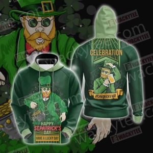 Happy Saint Patricks Day Have A Lucky Day Unisex 3D Hoodie