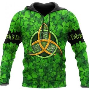 Happy St PatrickS Day Irish Hoodie 3d 01