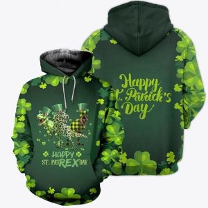 Happy St Patricks Day 3d All Over Printed Hoodie