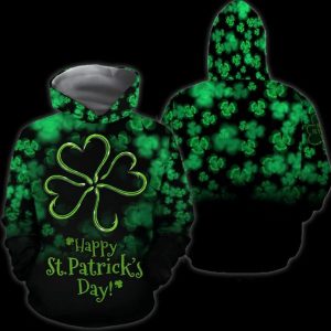 Happy St Patricks Day Irish Unisex 3D Hoodie 01