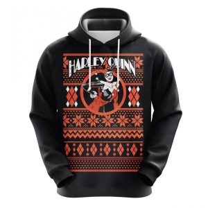 Harley Quinn 2 Christmas Christmas Cute Noel Mc Ugly Hoodie 3D