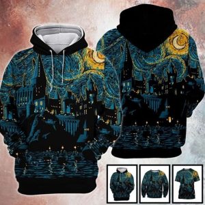 Harry Potter Van Gogh 3d Hoodie