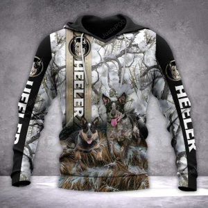 Heeler Dog 3D All Print Hoodie