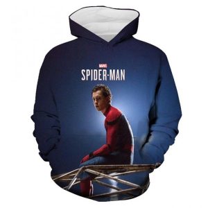 Hoodie 3D Spider Man Hero Marvel