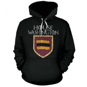 House Washington Football Hoodie 3D
