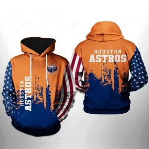 Houston Astros 3d Hoodie Baseball