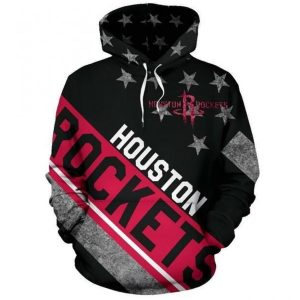 Houston Rockets Hoodie 3D 1