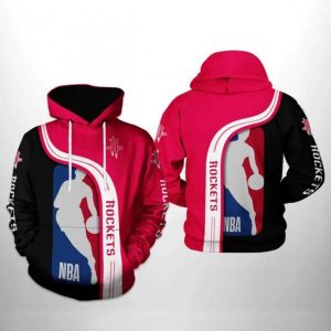 Houston Rockets NBA Team 3D Printed Hoodie