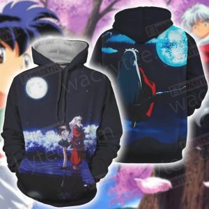 Inuyasha And Kagome 3D Hoodie