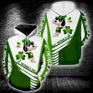 Irish Saint Patricks Day Snoopy Full Hoodie