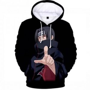 Itachi Uchiha Anime Naruto 3D Print Hoodie