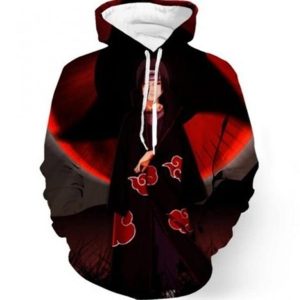 Itachi Uchiha Sharingan Naruto Anime Hoodie