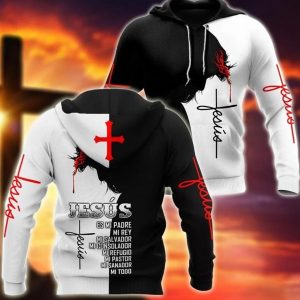 Jess Es Mi Padre Mi Rey Esus Hoodie 3D