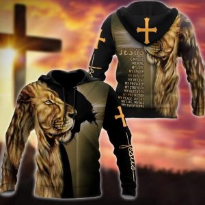 Jesus  Lion Of Judah Hoodie 3D