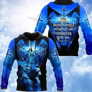 Jesus Christ On Cross With Wings Jesus Hoodie 3D