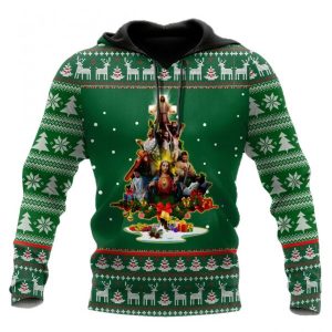 Jesus Christmas Green Color Jesus Hoodie 3D