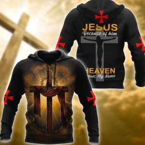 Jesus Heaven Jesus Hoodie 3D
