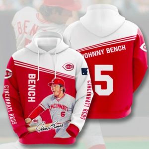 Johnny Bench Red Hoodie 3D