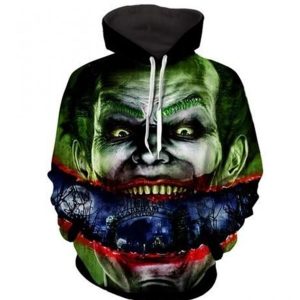 Joker 3D All Over Print Hoodie