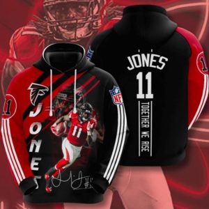 Jones 11 Together We Rise Hoodie 3D