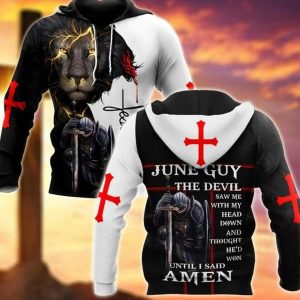 June Guy Jesus Hoodie 3D