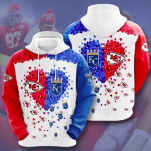 KC Red KC Blue Hoodie 3D