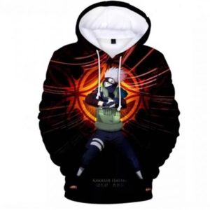 Kakash Hatake Anime Naruto 3D Print Hoodie