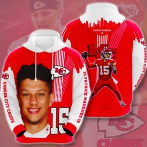 Kansas City Chiefs 15 Hoodie 3D
