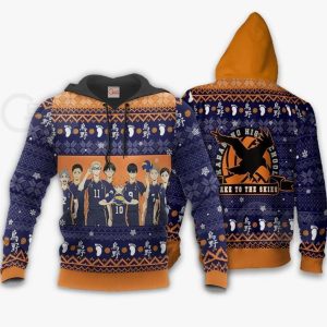 Karasuno Haikyuu Anime Xmas Shirt Hoodie 3D