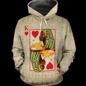 King Card Cream Basic 3D Printed Sublimation Hoodie