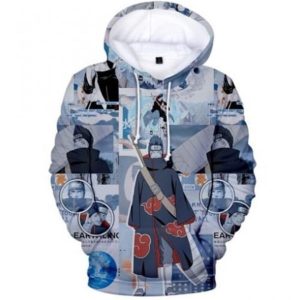 Kisame Hoshigaki Naruto Shippuden Japanese Comic Manga Hoodie