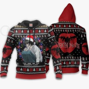 L Lawliet Death Note Anime Xmas Gift Hoodie 3D