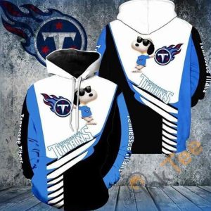 Lava Skull Tennessee Titans Snoopy Hoodie 3d