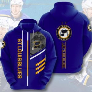 Lets Go Blues Stlouis Hoodie 3D