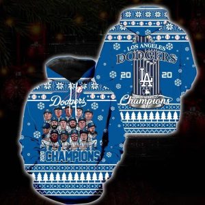 Los Angeles Dodgers Champions New Hoodie 3D