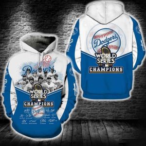 Los Angeles Dodgers Full All Sport 3D Hoodie