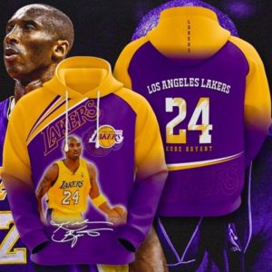 Los Angeles Lakers 24 Hoodie 3D