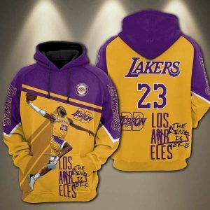 Los Angeles Lakers Hoodie 3D