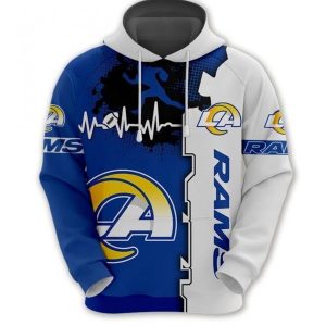Los Angeles Rams 3D Hoodie